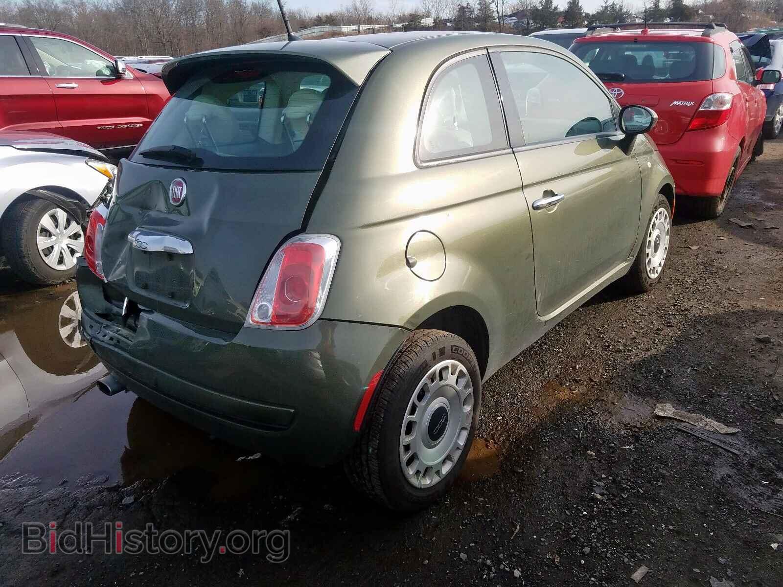 2013 FIAT 500 - VIN: 3C3CFFAR2DT747950 - Фото 4