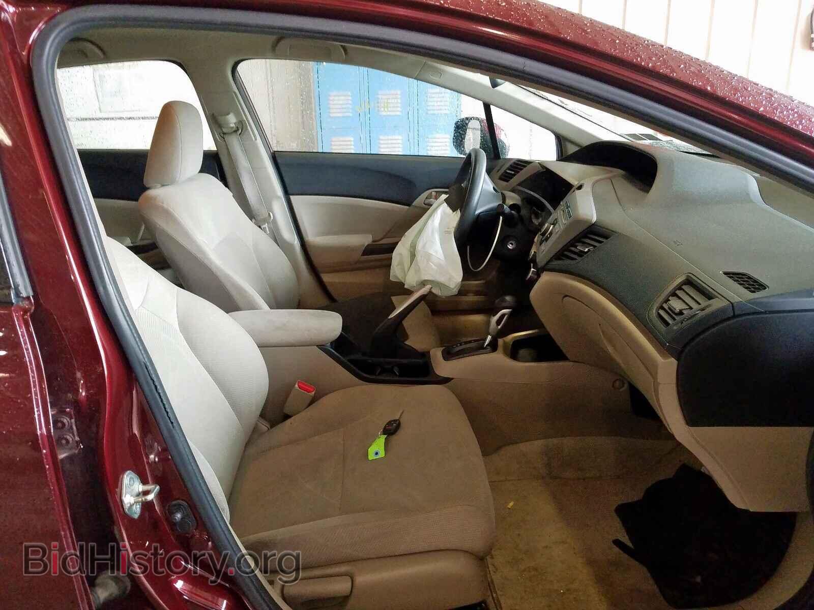 2012 HONDA CIVIC LX - VIN: 19XFB2F55CE345653 - Фото 5
