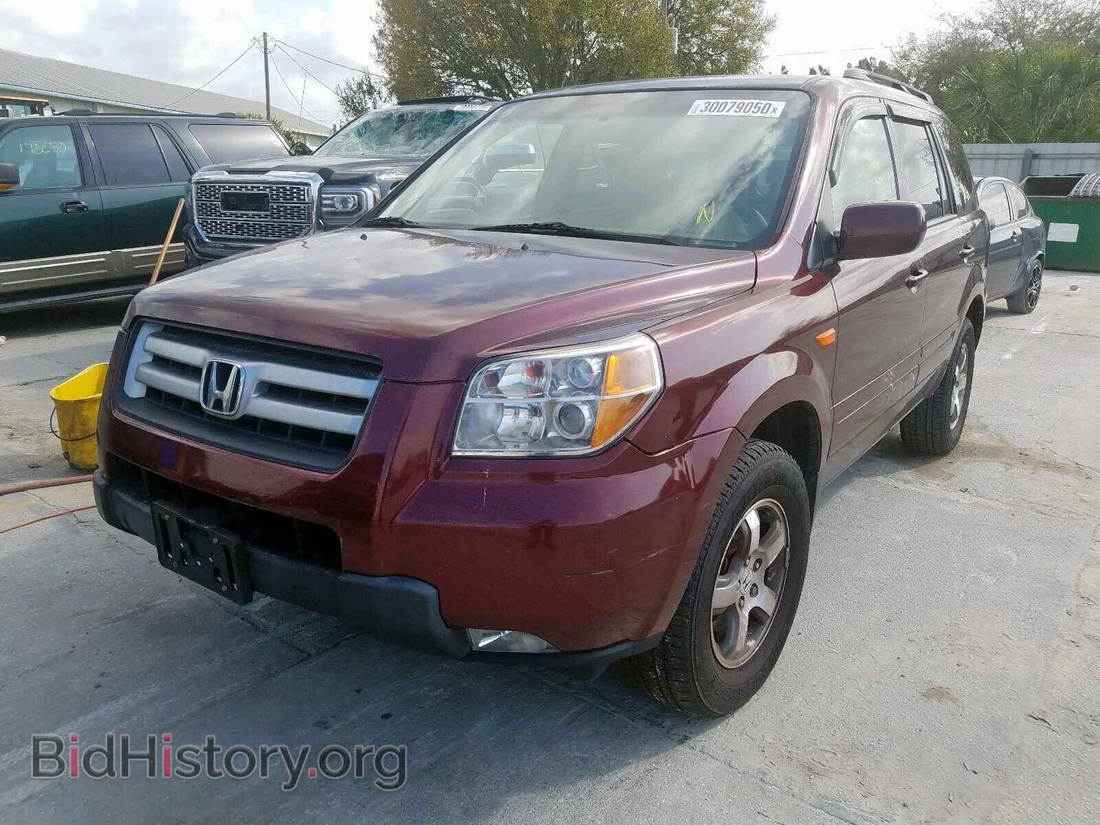 2007 HONDA PILOT - VIN: 2HKYF18627H532203 - Фото 2