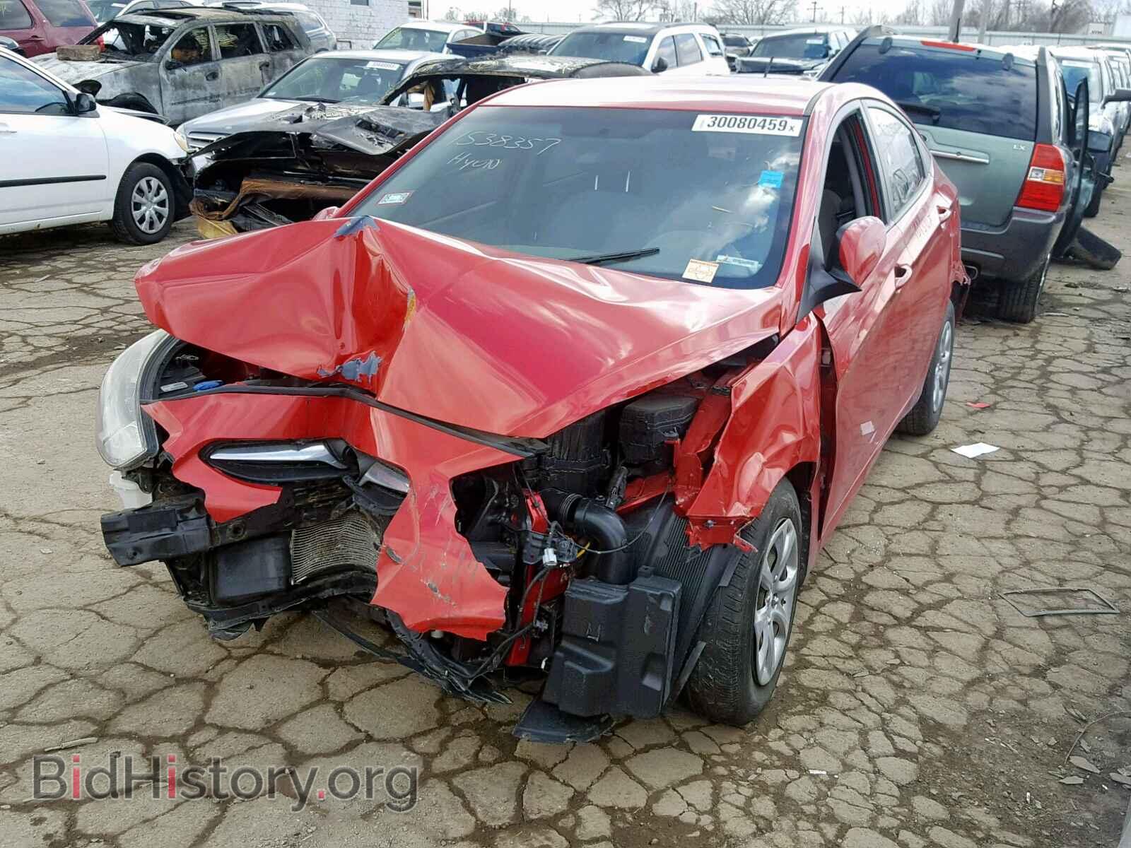2014 HYUNDAI ACCENT - VIN: KMHCT4AE4EU683483 - Фото 2