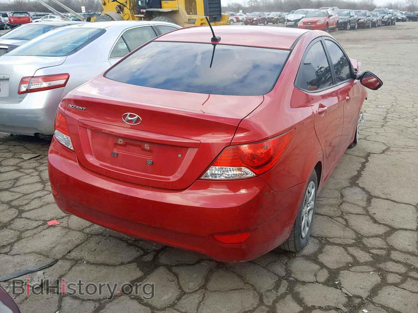 2014 HYUNDAI ACCENT - VIN: KMHCT4AE4EU683483 - Фото 4