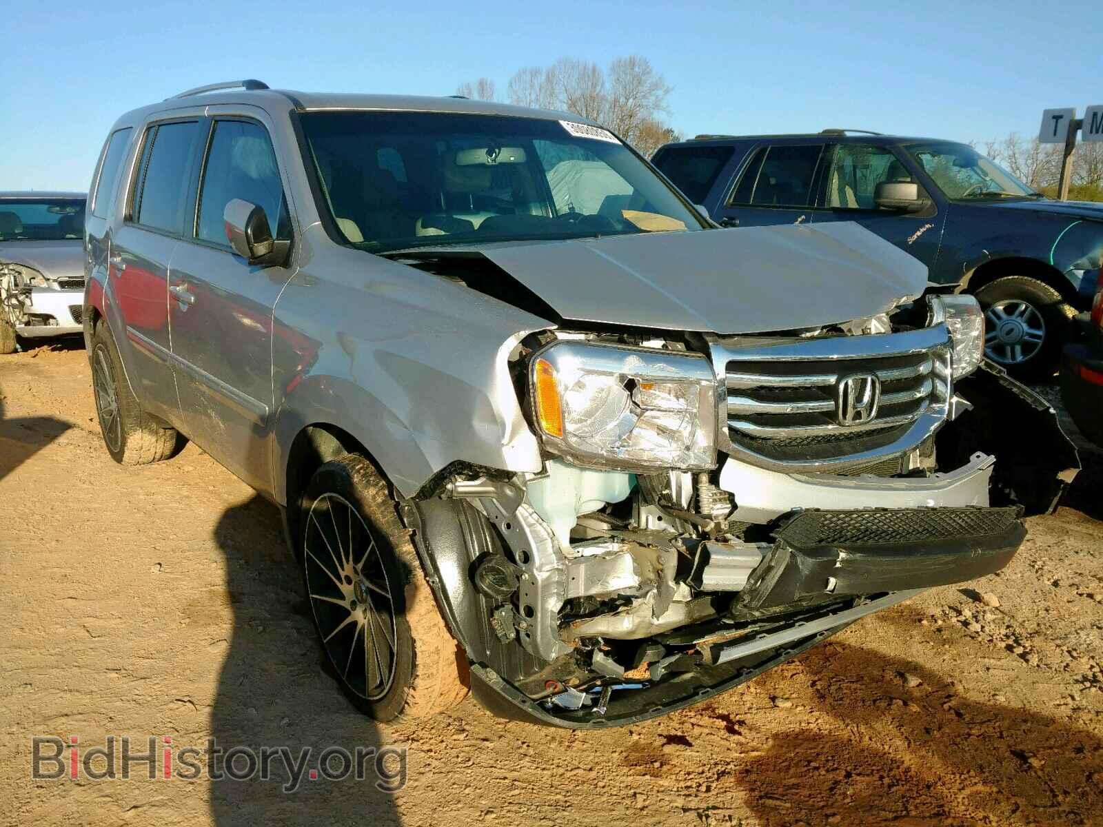 Photo 5FNYF4H54CB011680 - HONDA PILOT EXL 2012