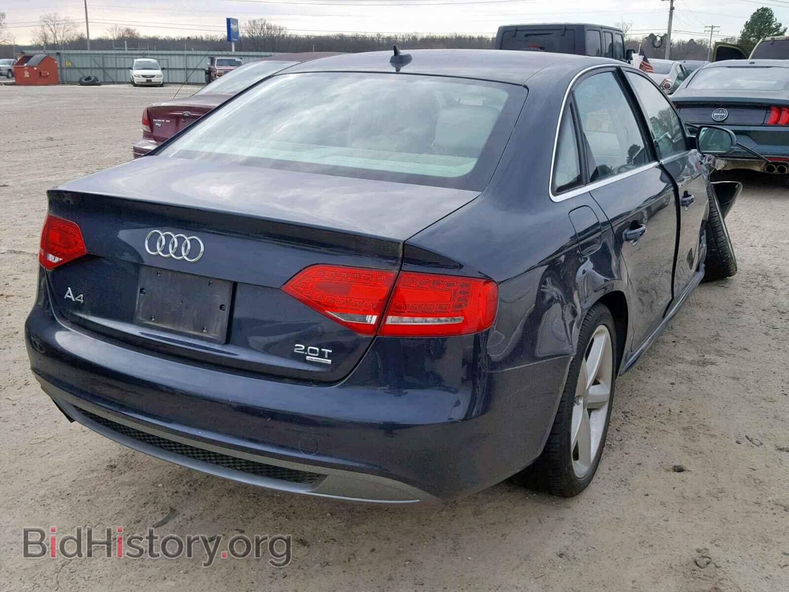 2012 AUDI A4 - VIN: WAUFFAFL1CA103617 - Photo 4