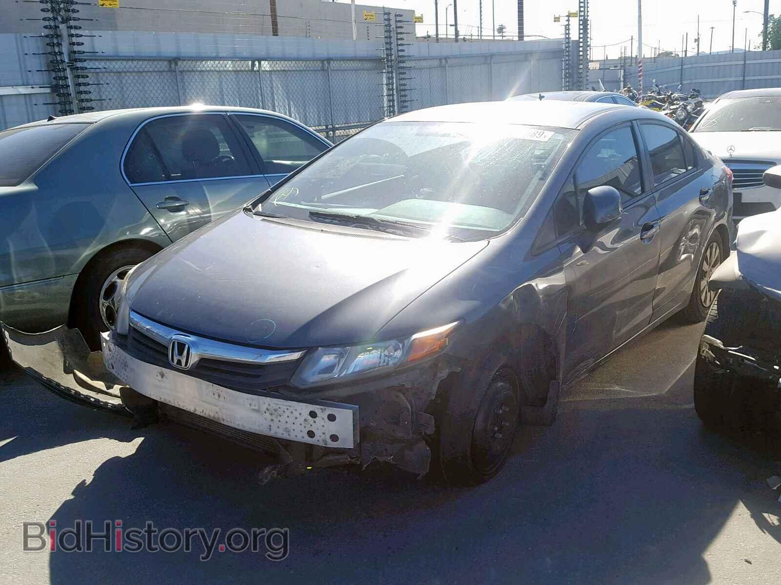 2012 HONDA CIVIC LX - VIN: 19XFB2F50CE350954 - Фото 2