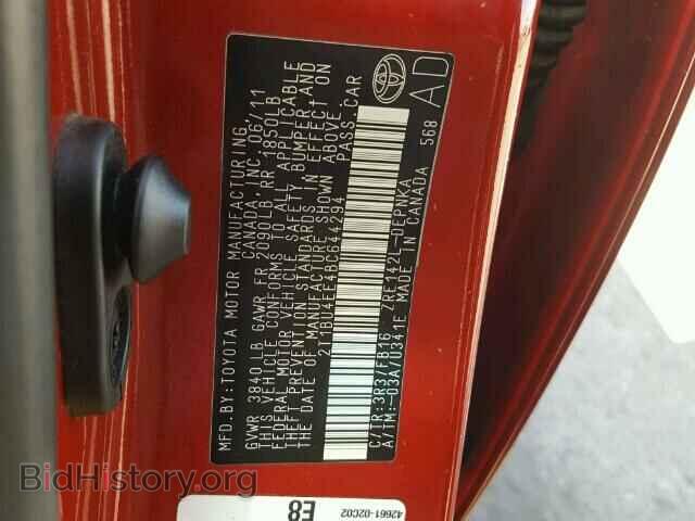 2011 TOYOTA COROLLA - VIN: 2T1BU4EE4BC644294 - Фото 10