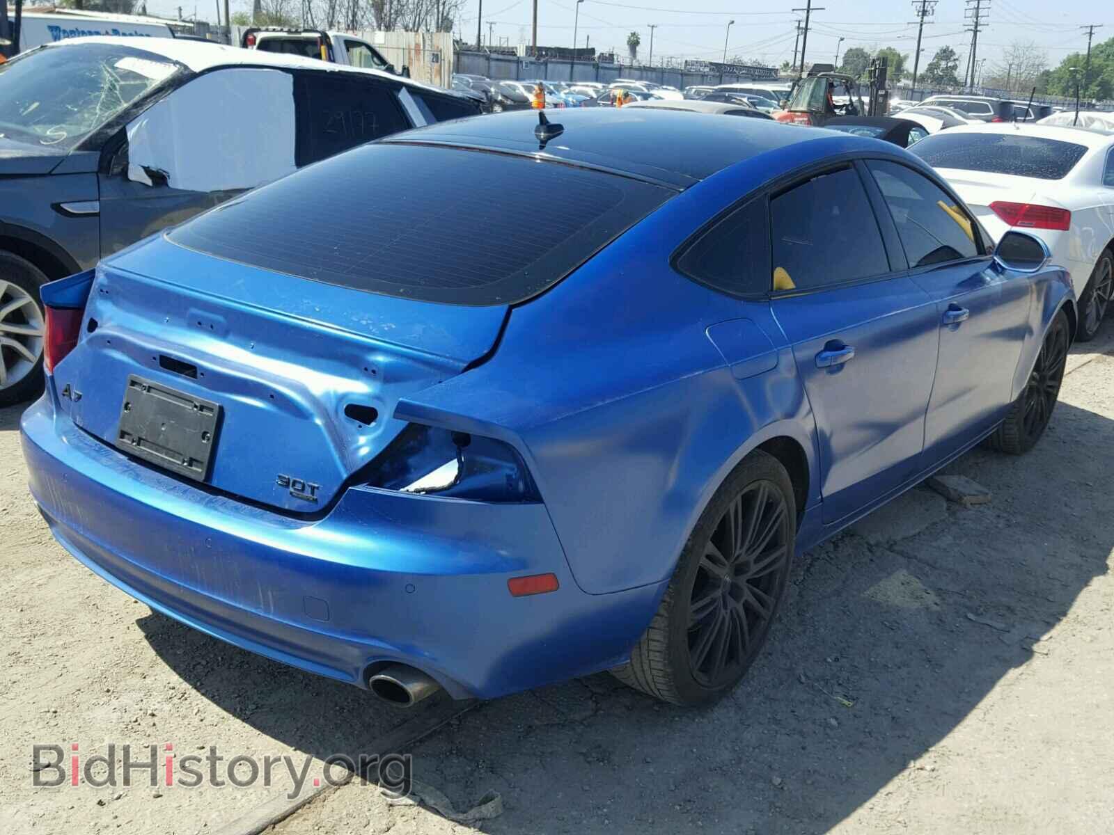 2012 AUDI A7 - VIN: WAUYGAFC3CN087189 - Фото 4