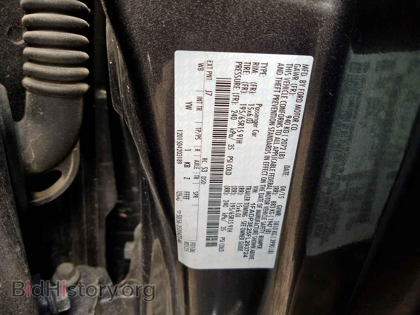 2015 FORD FOCUS - VIN: 1FADP3E25FL293724 - Фото 10