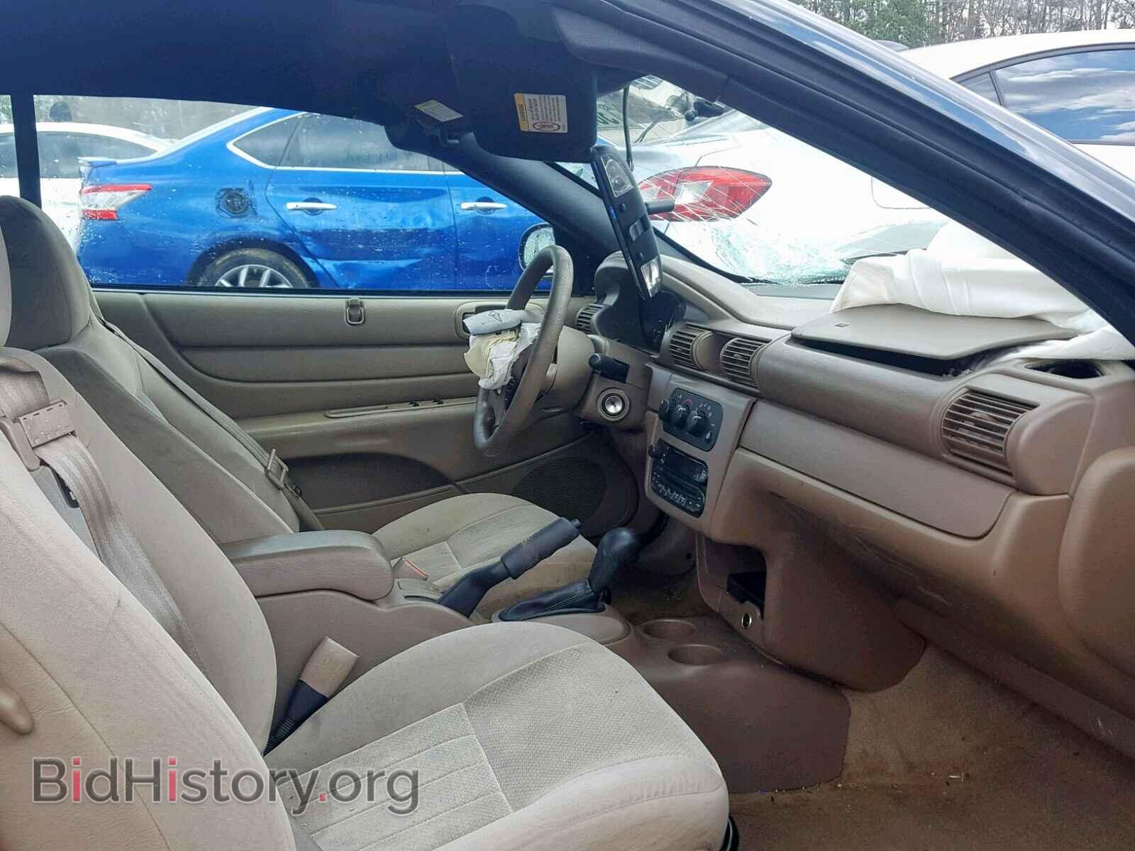 2004 CHRYSLER SEBRING - VIN: 1C3EL45X24N183683 - Фото 5