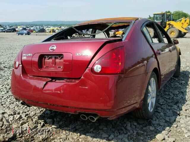 2006 NISSAN MAXIMA - VIN: 1N4BA41E16C825775 - Фото 4