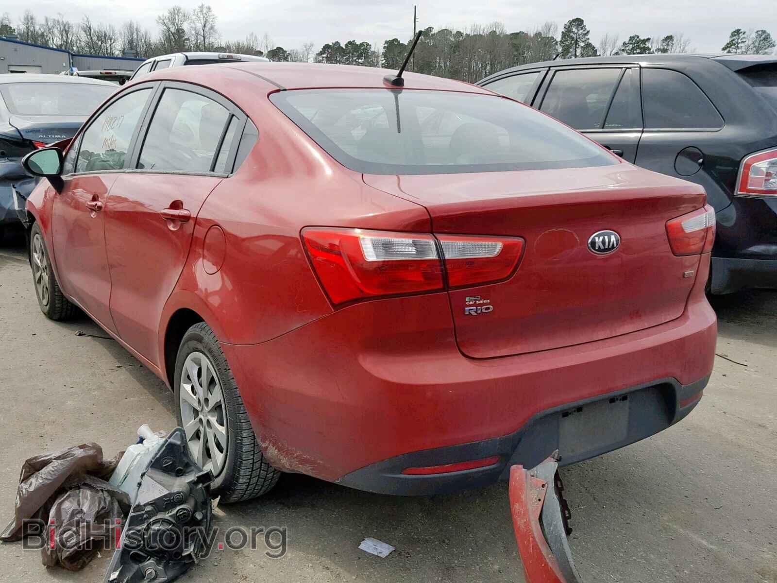 2014 KIA RIO - VIN: KNADM4A35E6389645 - Фото 3