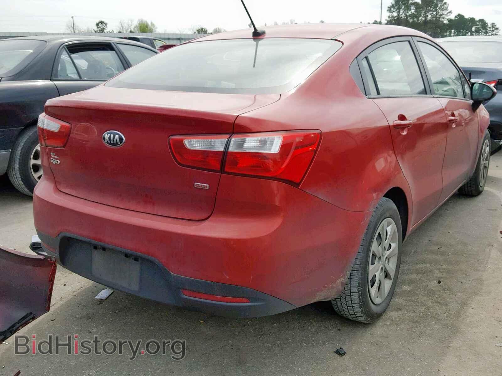 2014 KIA RIO - VIN: KNADM4A35E6389645 - Фото 4