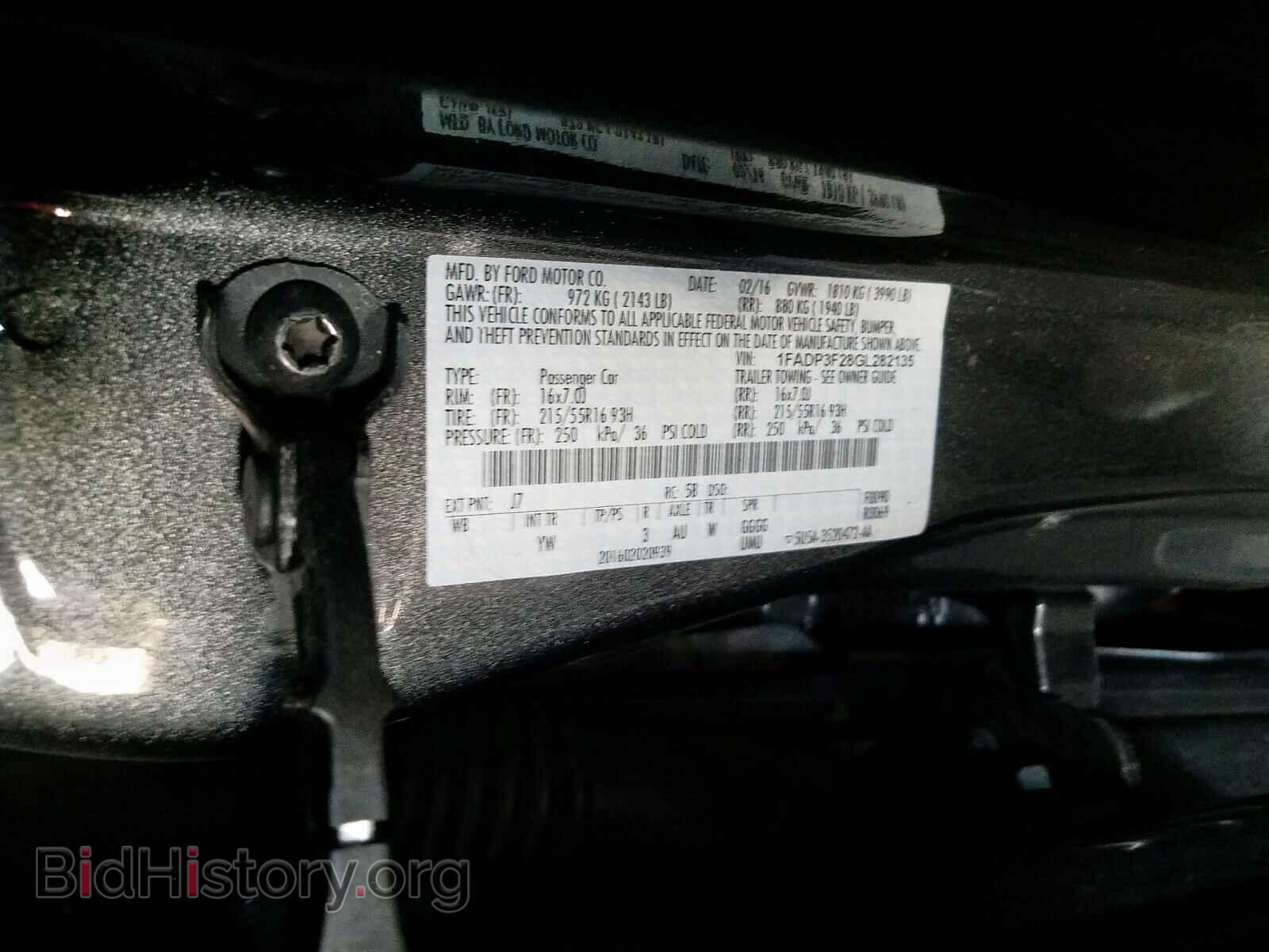 2016 FORD FOCUS - VIN: 1FADP3F28GL282135 - Photo 10