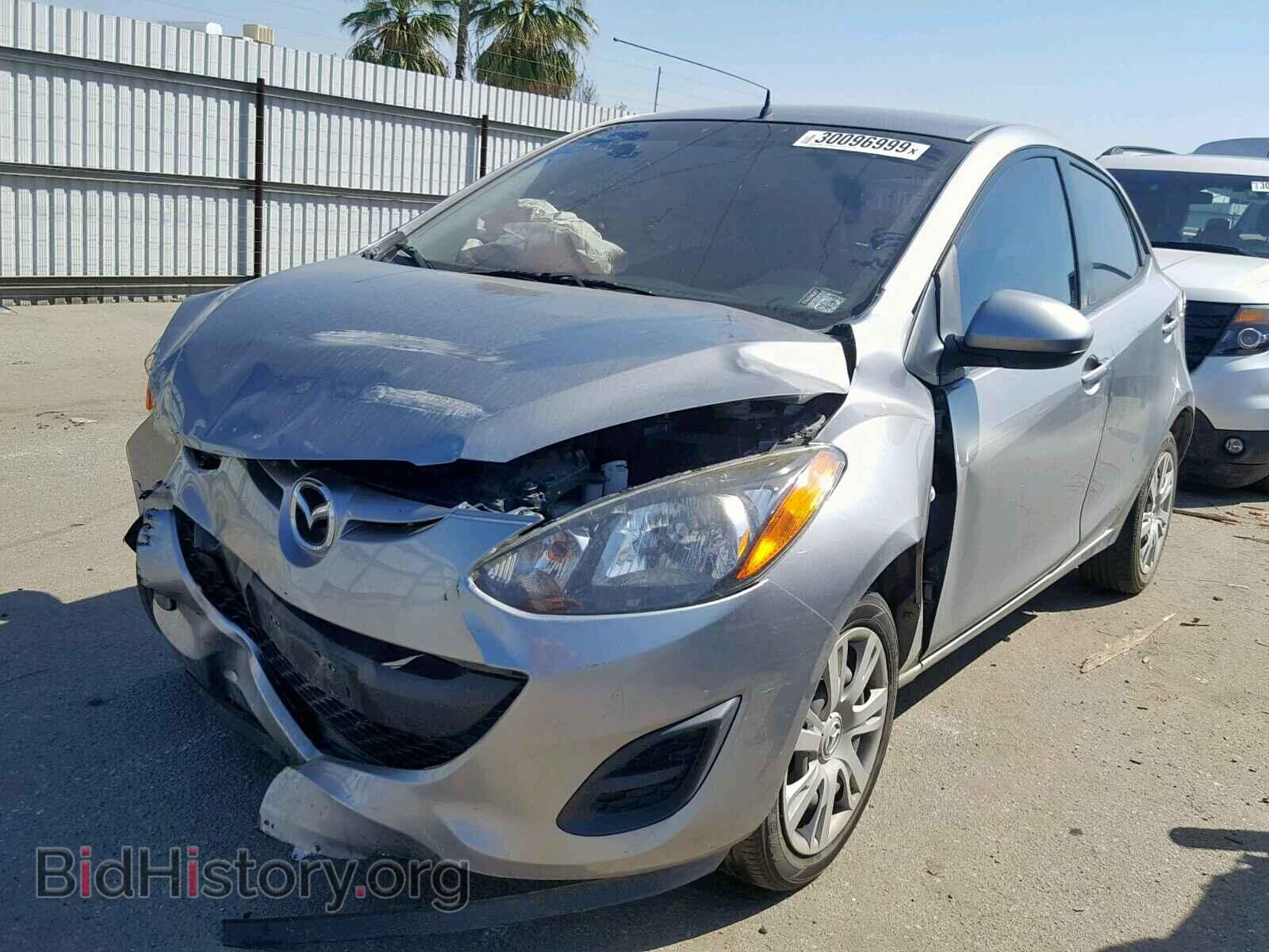 2014 MAZDA 2 - VIN: JM1DE1KZ5E0185870 - Фото 2
