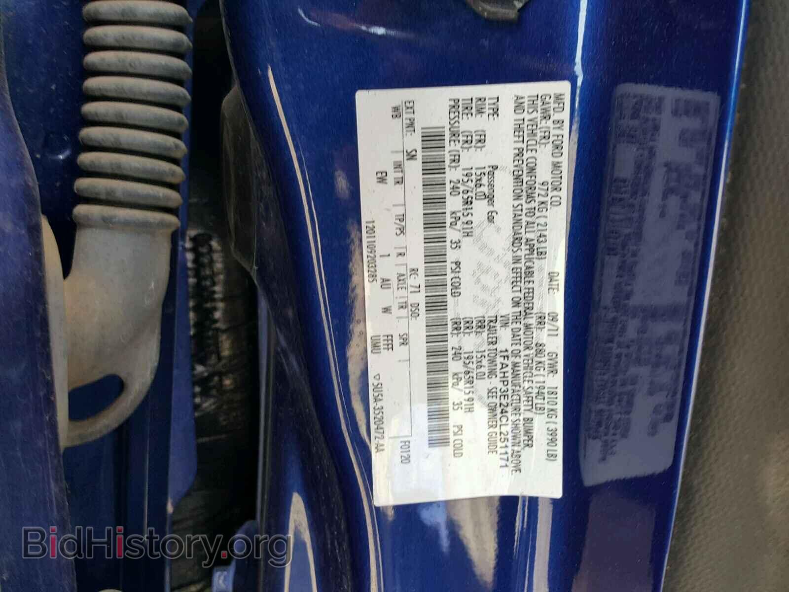 2012 FORD FOCUS - VIN: 1FAHP3E24CL251171 - Фото 10