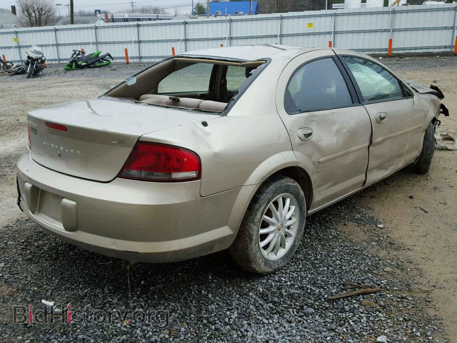 2002 CHRYSLER SEBRING - VIN: 1C3EL46X02N227028 - Фото 4