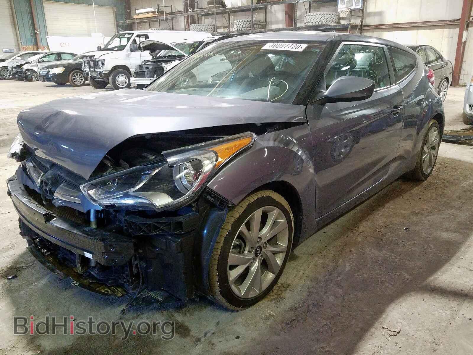 2017 HYUNDAI VELOSTER - VIN: KMHTC6AD9HU306798 - Фото 2
