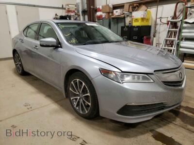 2015 Acura TLX TLX Tech, silver — VIN 19UUB3F59FA801207, Copart