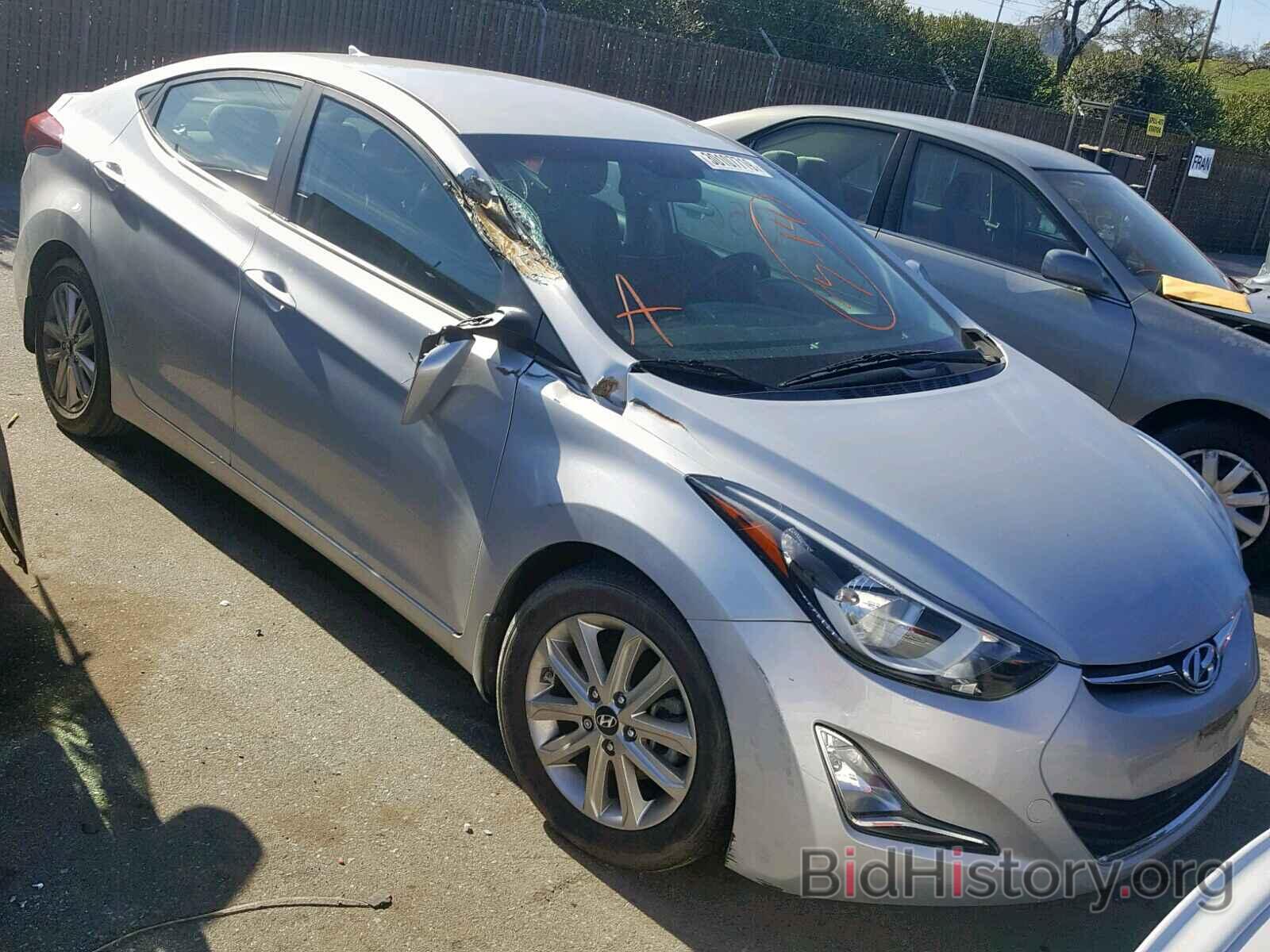 Photo KMHDH4AE1GU541908 - HYUNDAI ELANTRA 2016