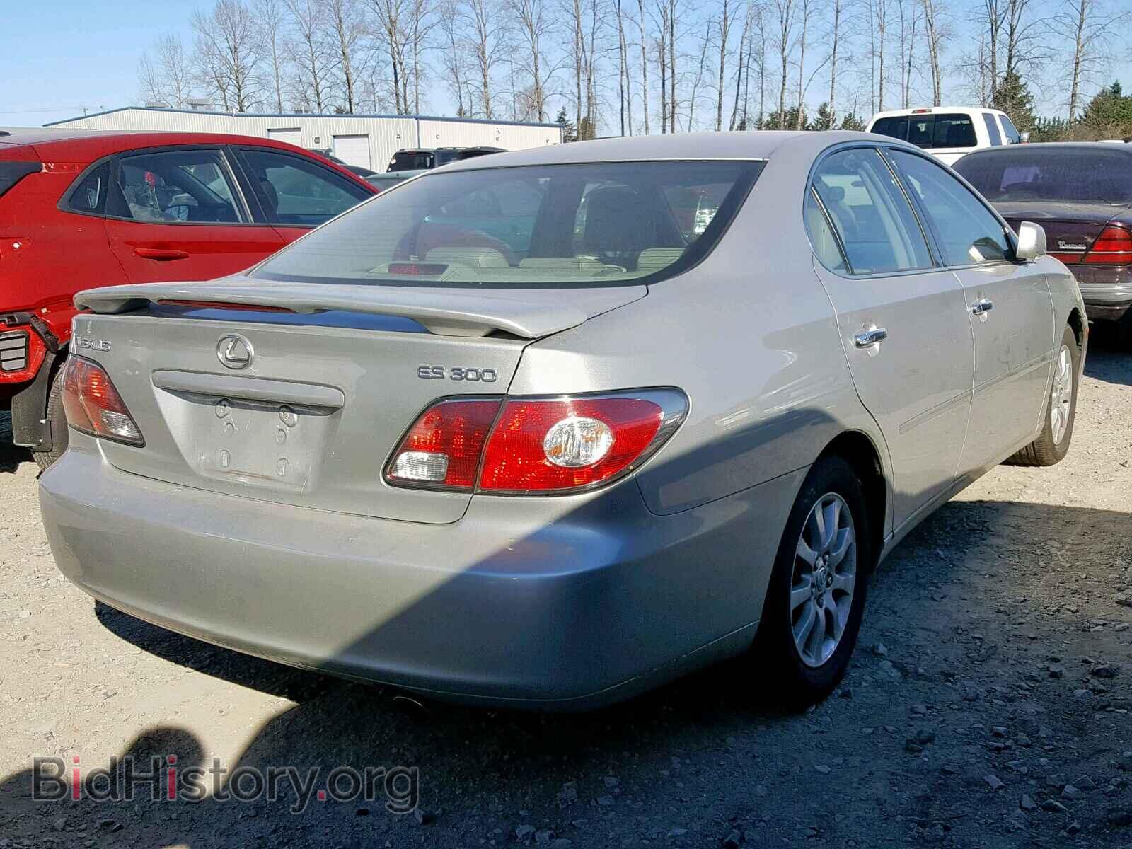 2003 LEXUS ES300 - VIN: JTHBF30G330125339 - Фото 4