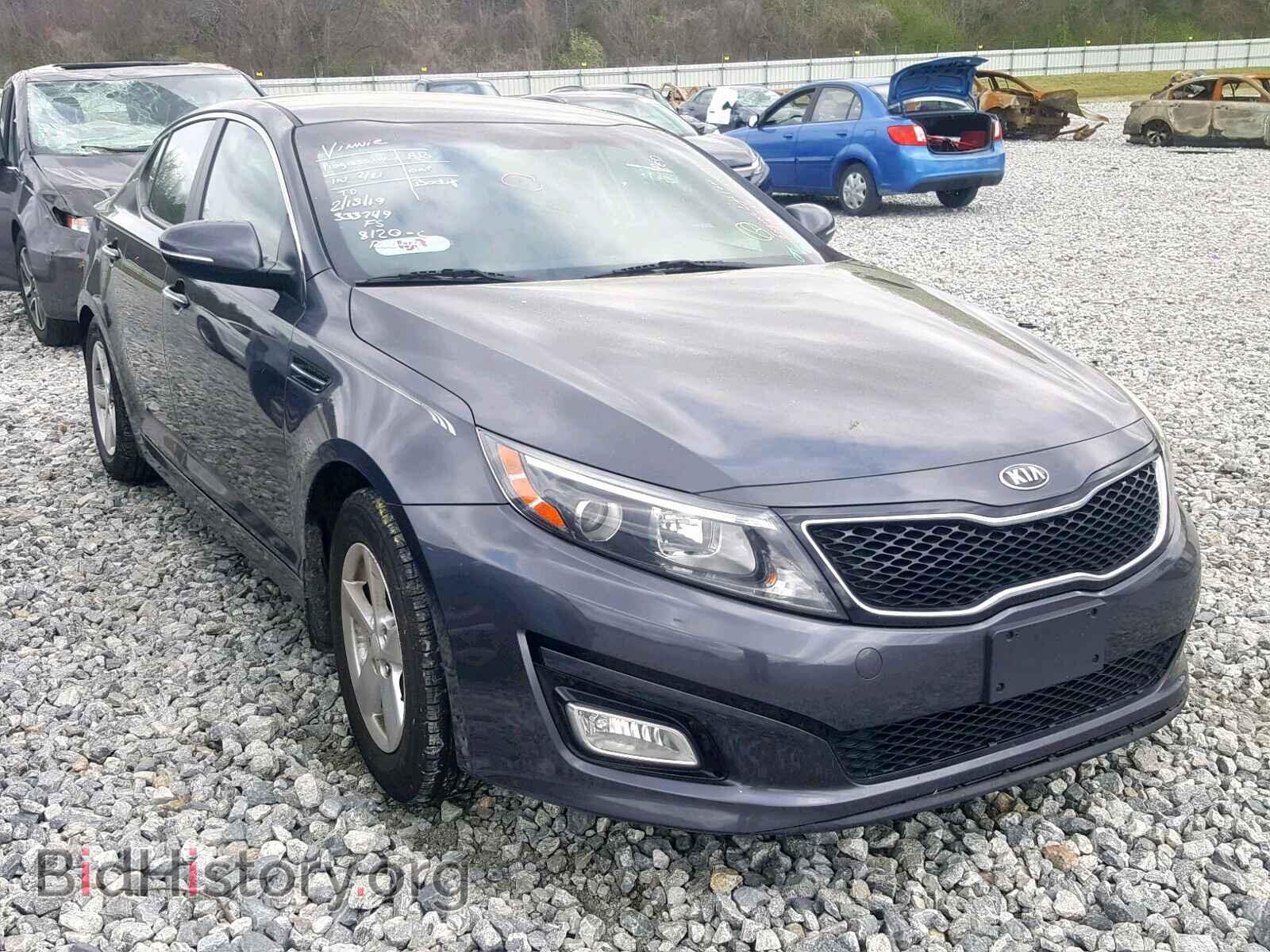 Фотография KNAGM4A71F5627501 - KIA OPTIMA LX 2015