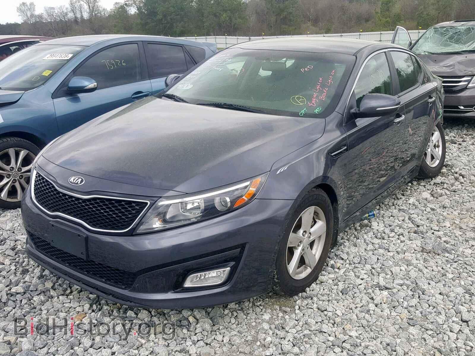 2015 KIA OPTIMA LX - VIN: KNAGM4A71F5627501 - Фото 2