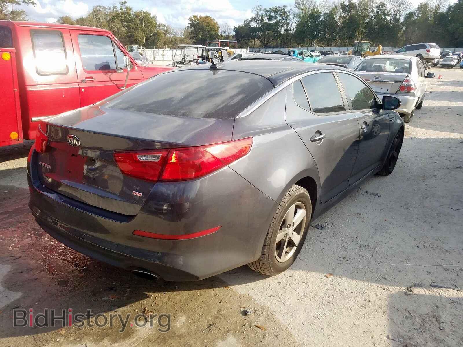 2015 KIA OPTIMA - VIN: KNAGM4A75F5627470 - Фото 4