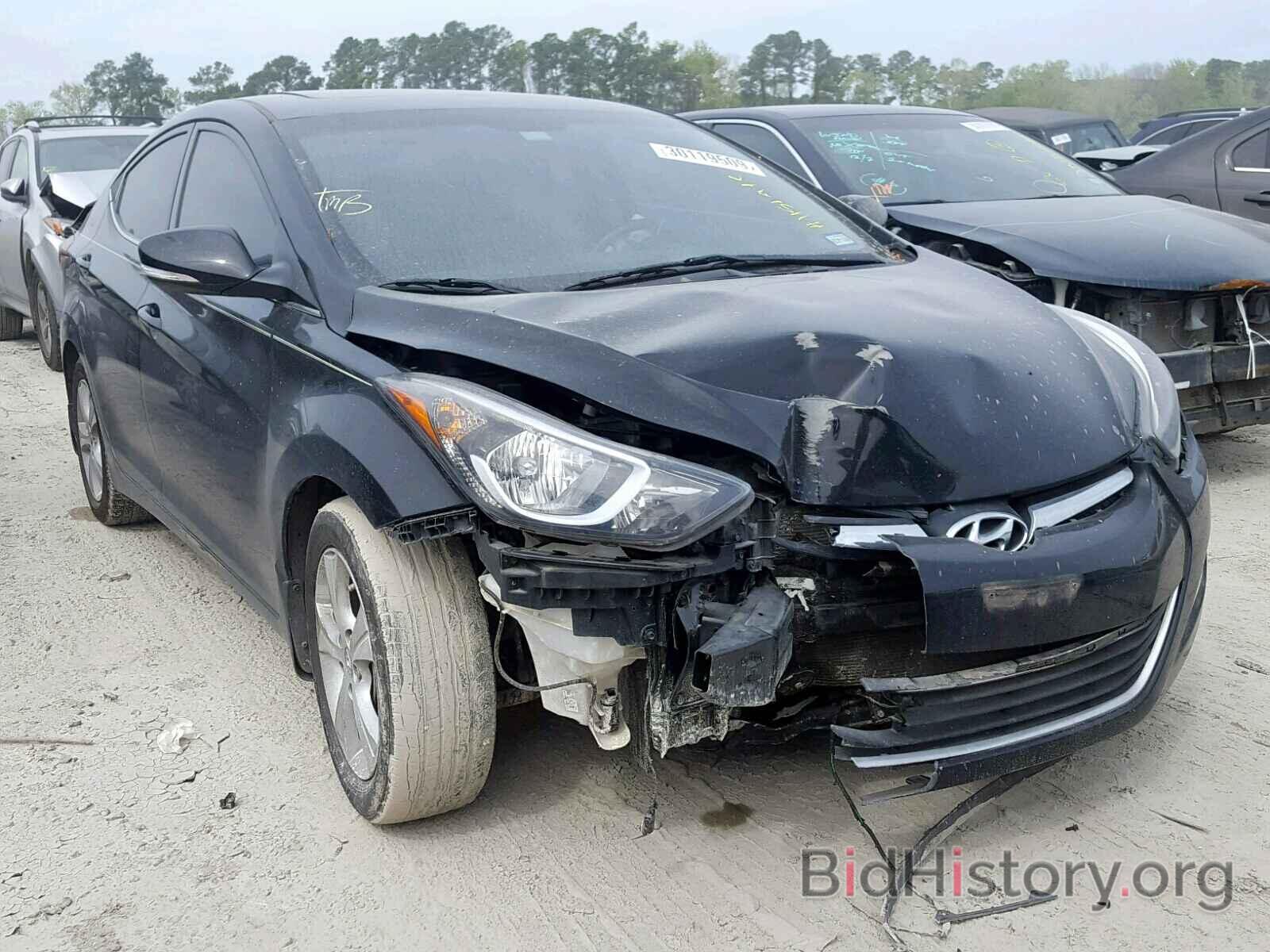 Photo 5NPDH4AE8GH671554 - HYUNDAI ELANTRA 2016