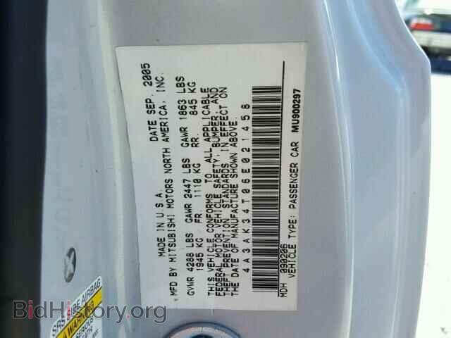2006 MITSUBISHI ECLIPSE - VIN: 4A3AK34T06E021458 - Фото 10