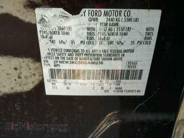 2013 FORD EDGE - VIN: 2FMDK3KC5DBA98236 - Photo 10