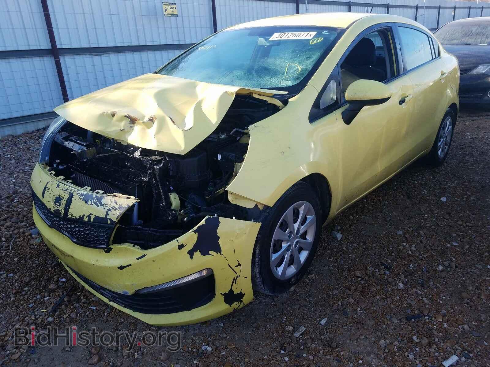 2016 KIA RIO - VIN: KNADM4A3XG6552535 - Фото 2