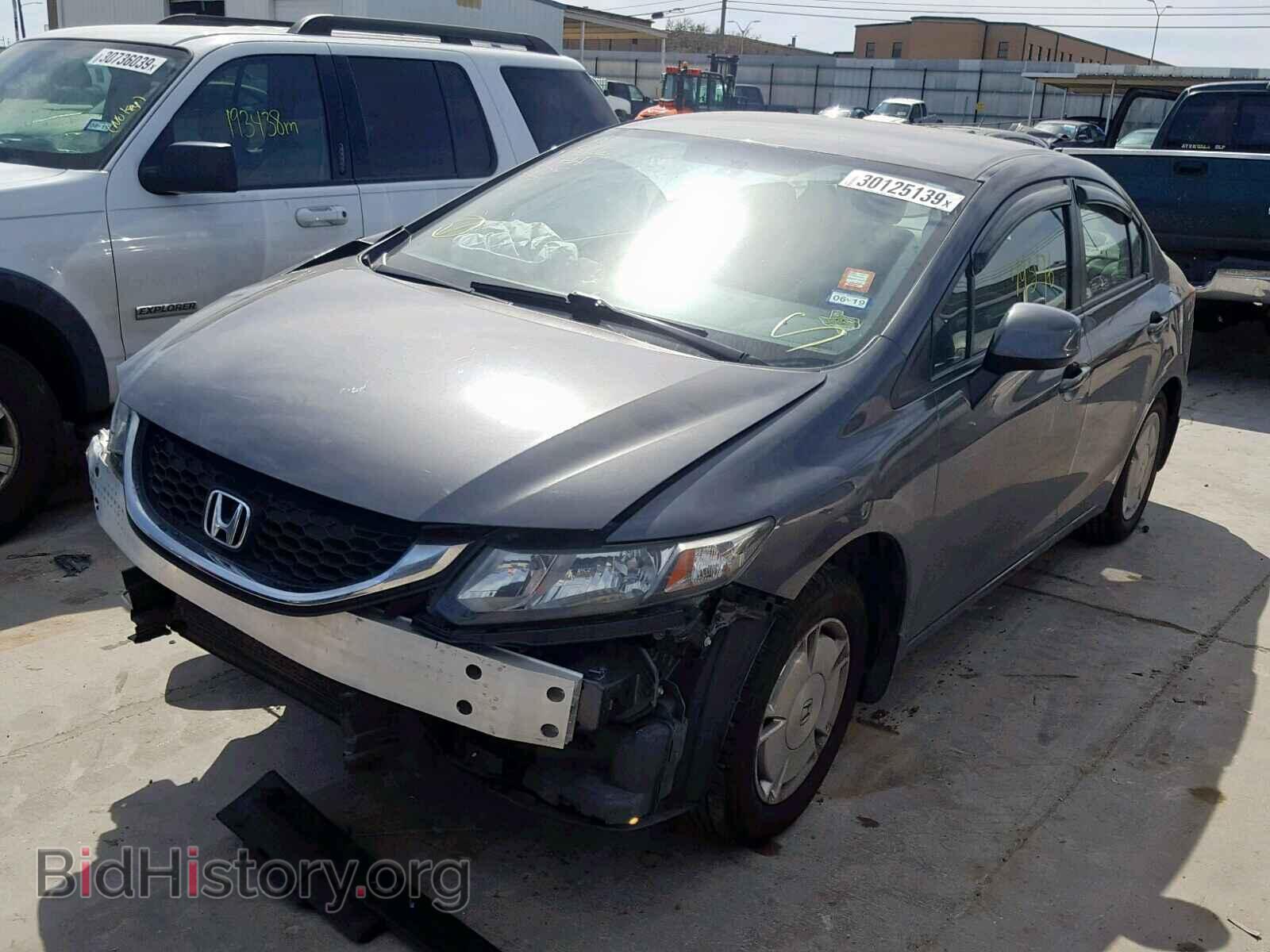 2013 HONDA CIVIC - VIN: 2HGFB2F64DH542393 - Фото 2