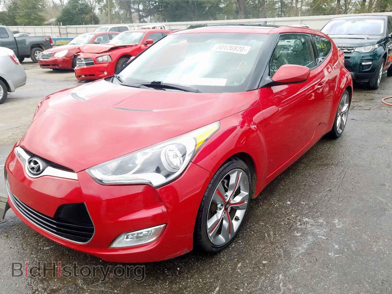 2012 HYUNDAI VELOSTER - VIN: KMHTC6AD2CU071914 - Фото 2