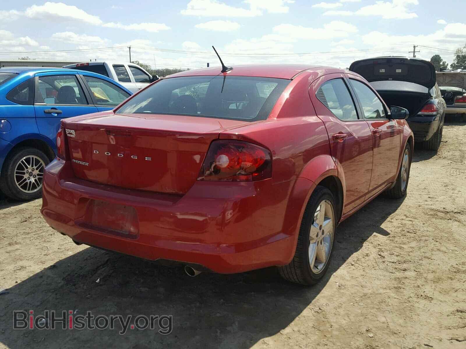 2013 DODGE AVENGER - VIN: 1C3CDZAG1DN753910 - Фото 4