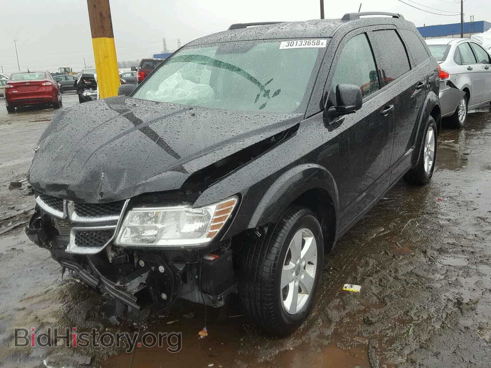 2012 DODGE JOURNEY - VIN: 3C4PDCBGXCT142443 - Фото 2