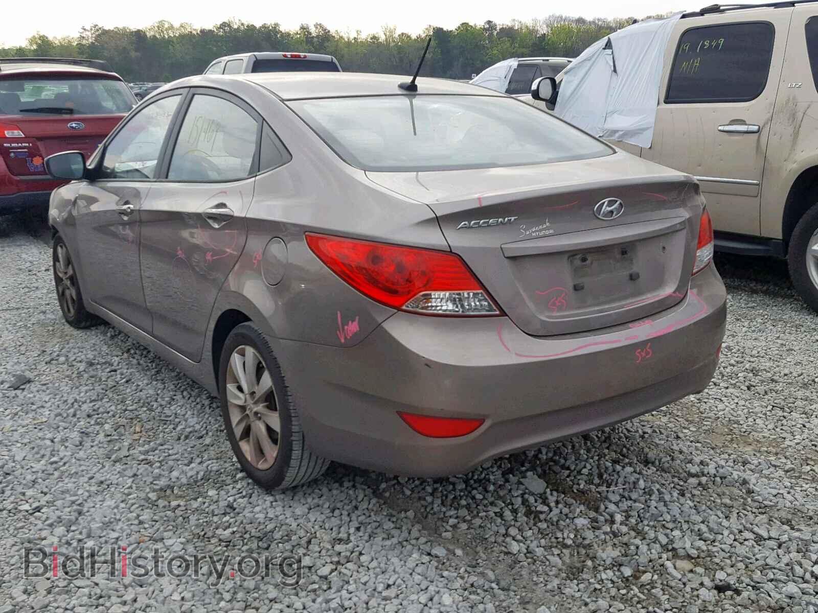 2013 HYUNDAI ACCENT - VIN: KMHCU4AE7DU355468 - Фото 3