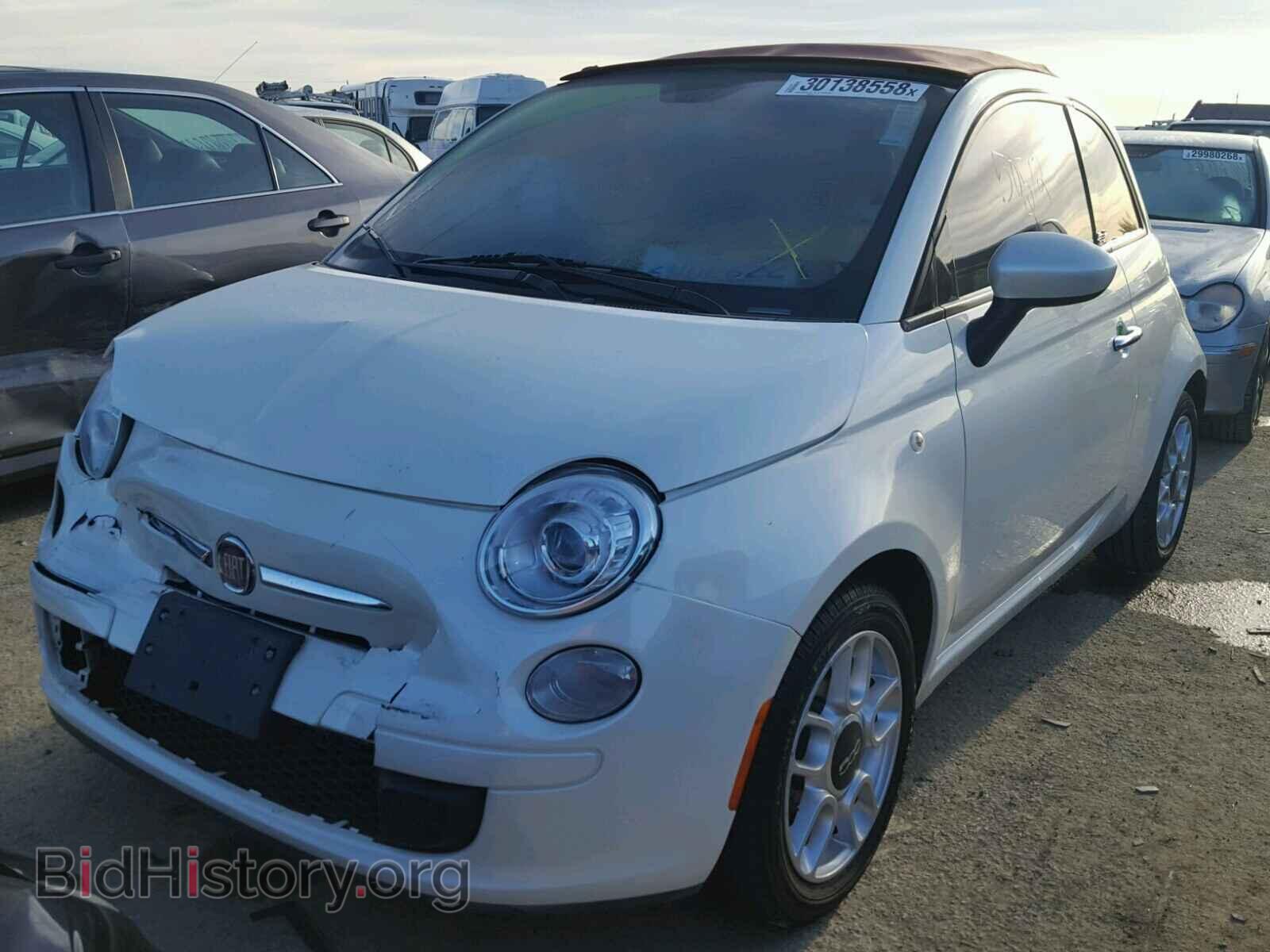 2012 FIAT 500 - VIN: 3C3CFFDR6CT213313 - Фото 2