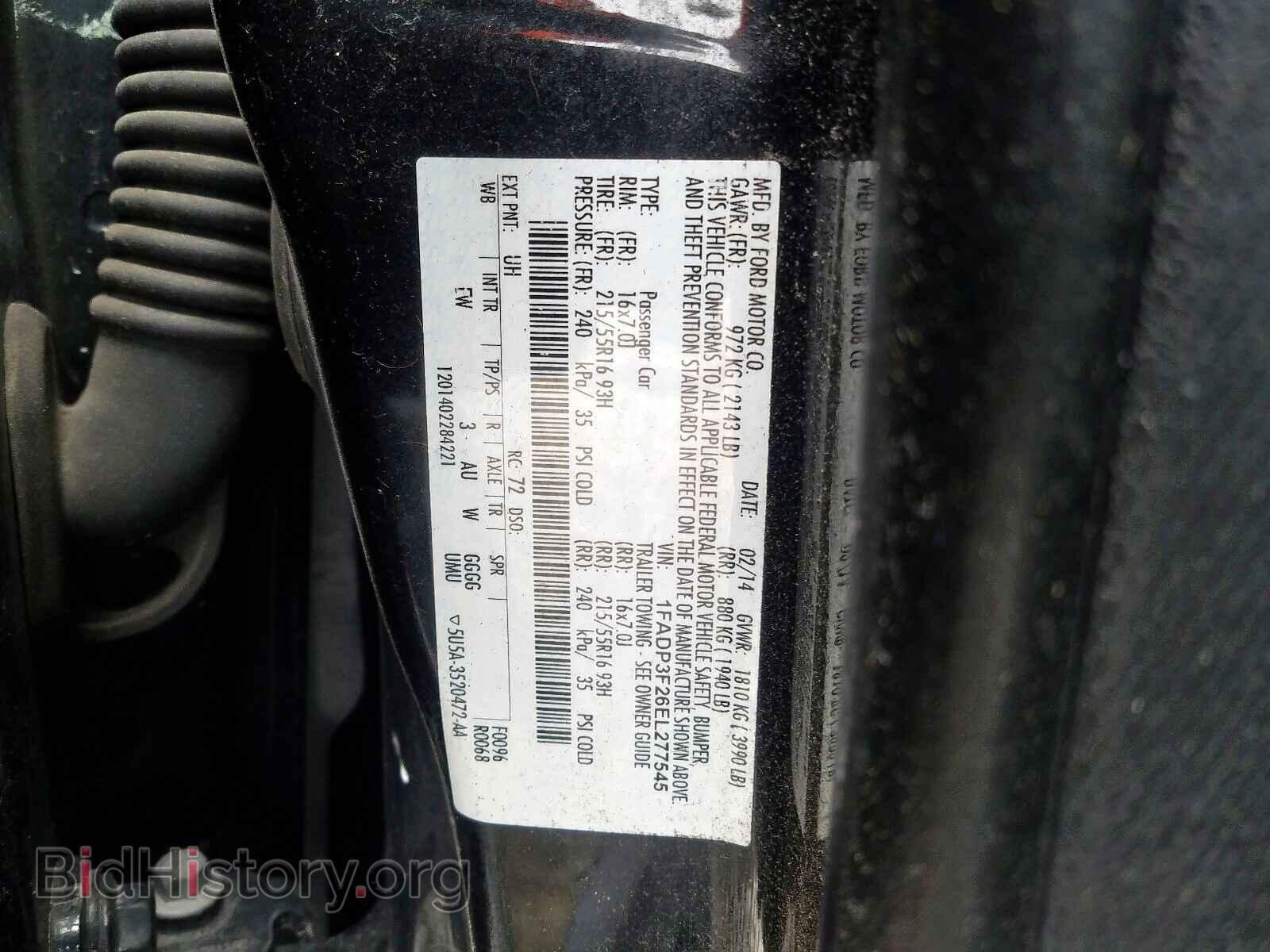 2014 FORD FOCUS - VIN: 1FADP3F26EL277545 - Photo 10
