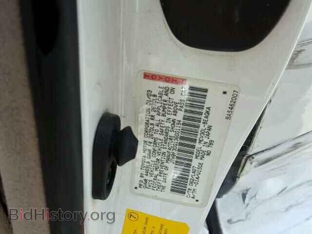 2003 LEXUS ES300 - VIN: JTHBF30G136001194 - Фото 10