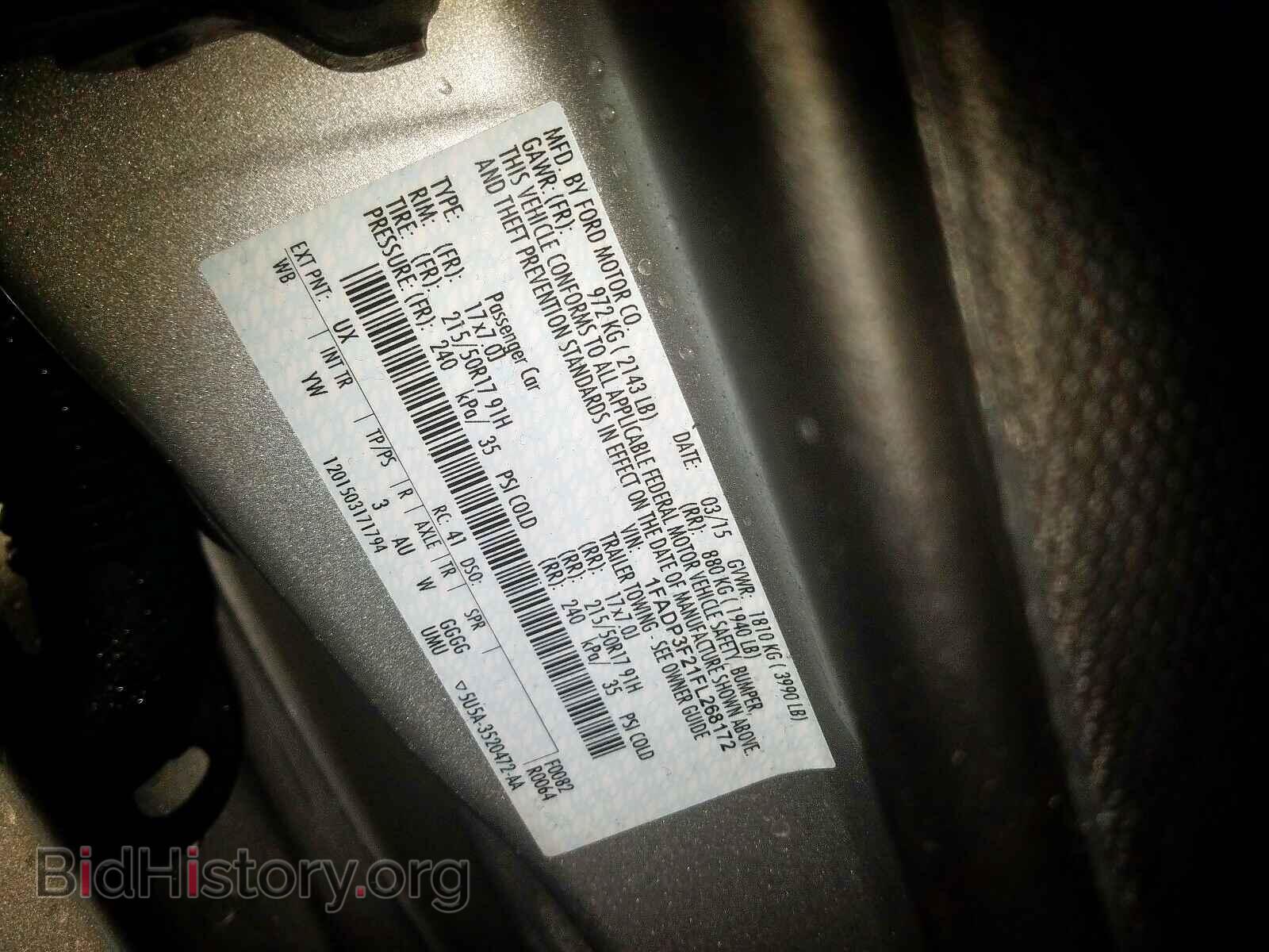 2015 FORD FOCUS - VIN: 1FADP3F21FL268172 - Photo 10