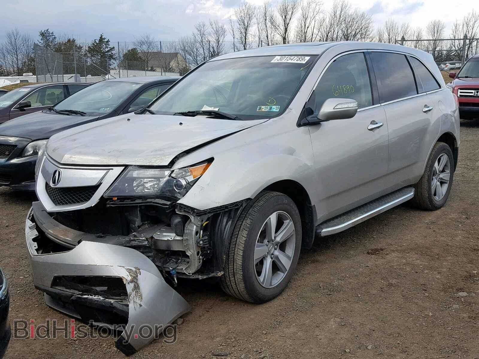 2012 ACURA MDX - VIN: 2HNYD2H22CH525886 - Фото 2