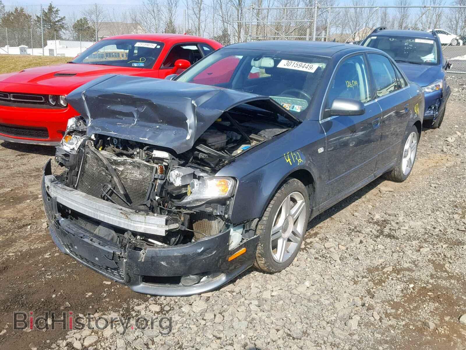 2008 AUDI A4 - VIN: WAUDF78E48A100145 - Фото 2