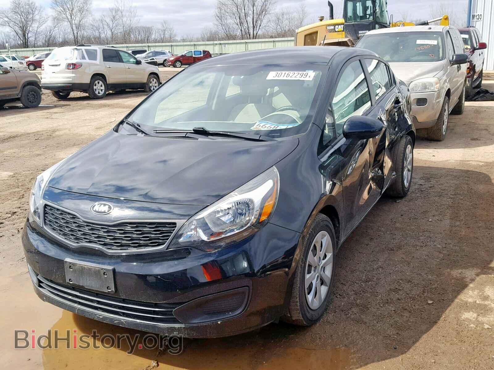 2013 KIA RIO - VIN: KNADM4A34D6284142 - Фото 2