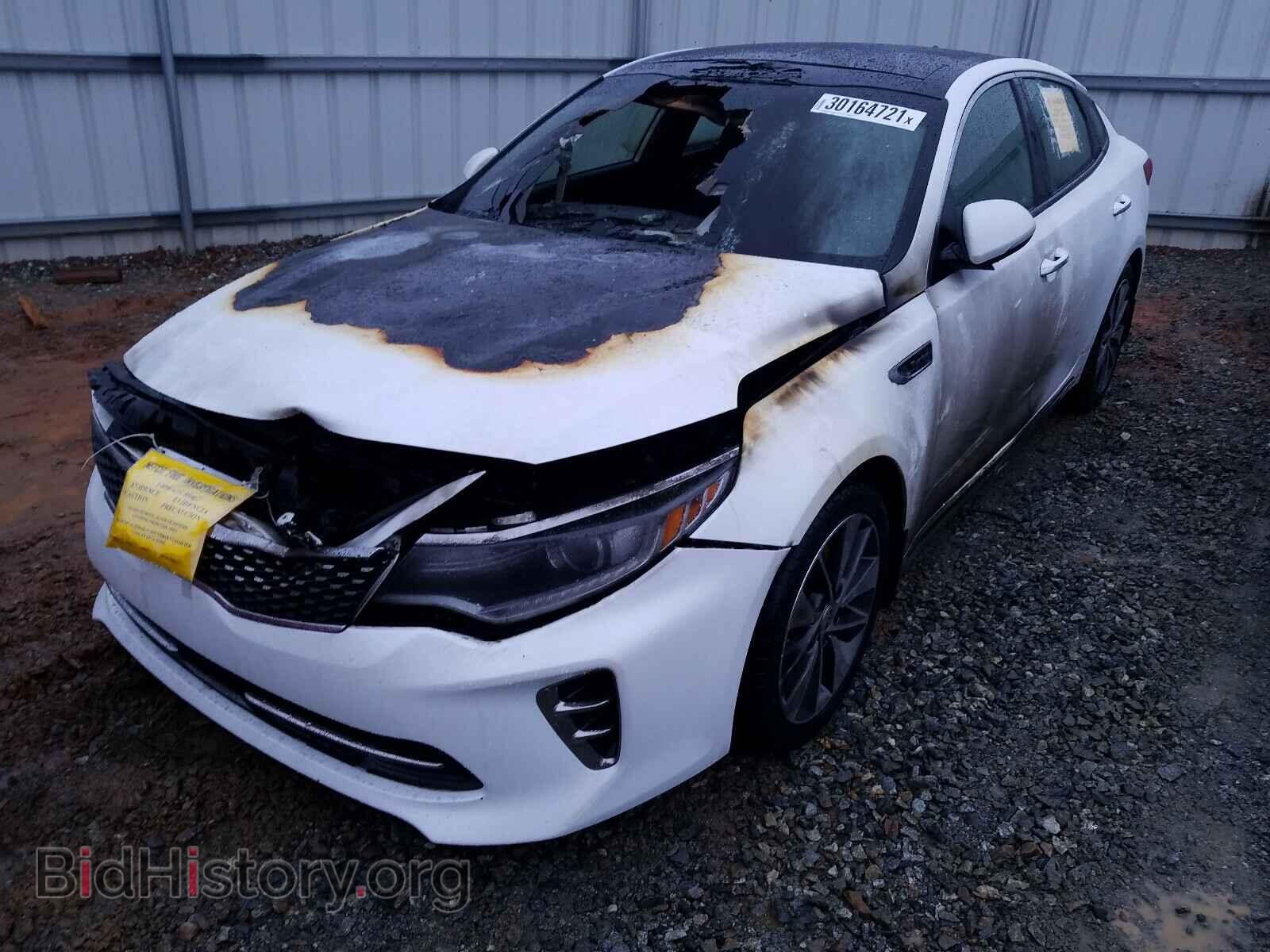 2016 KIA OPTIMA - VIN: 5XXGV4L21GG019766 - Фото 2