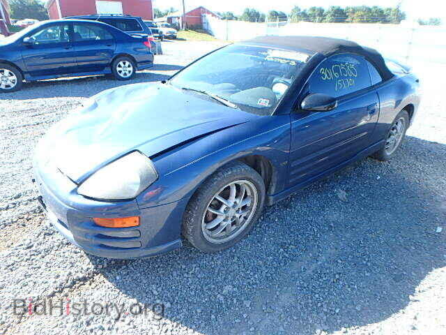 2002 MITSUBISHI ECLIPSE - VIN: 4A3AE85H92E062194 - Photo 2