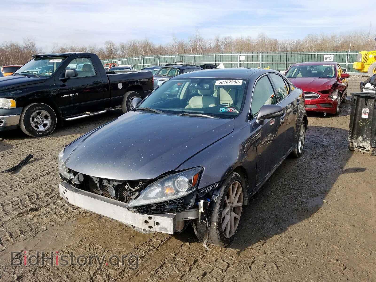2012 LEXUS IS - VIN: JTHCF5C27C5060062 - Фото 2