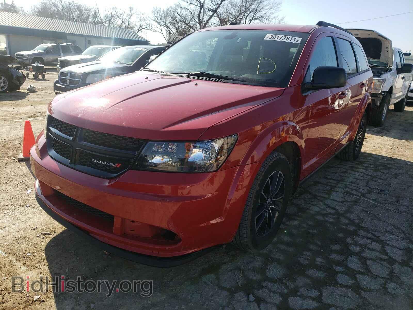 2018 DODGE JOURNEY - VIN: 3C4PDCAB9JT385907 - Фото 2
