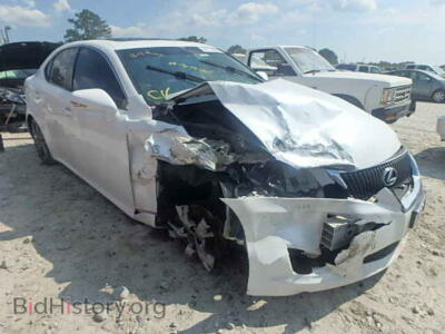 2009 Lexus IS350, белый — VIN JTHBE262192016447, Copart