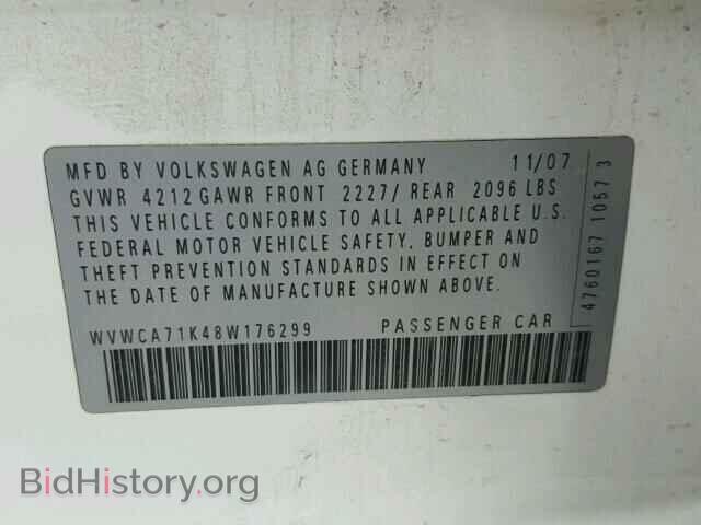 2008 VOLKSWAGEN RABBIT - VIN: WVWCA71K48W176299 - Фото 10