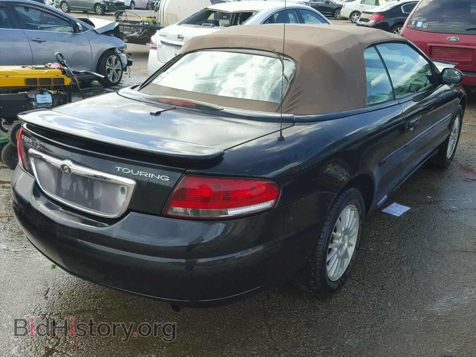 2005 CHRYSLER SEBRING - VIN: 1C3EL55R75N704860 - Фото 4