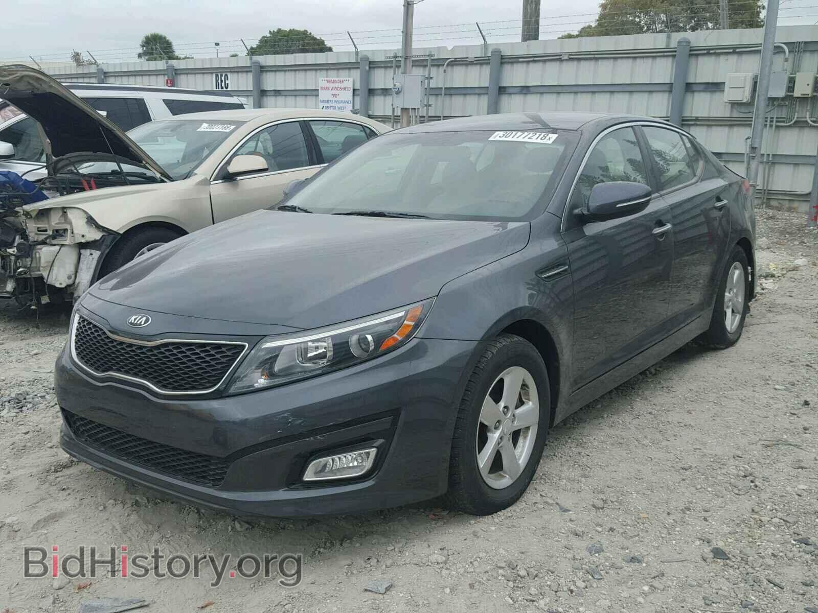 2015 KIA OPTIMA - VIN: KNAGM4A78F5626815 - Фото 2
